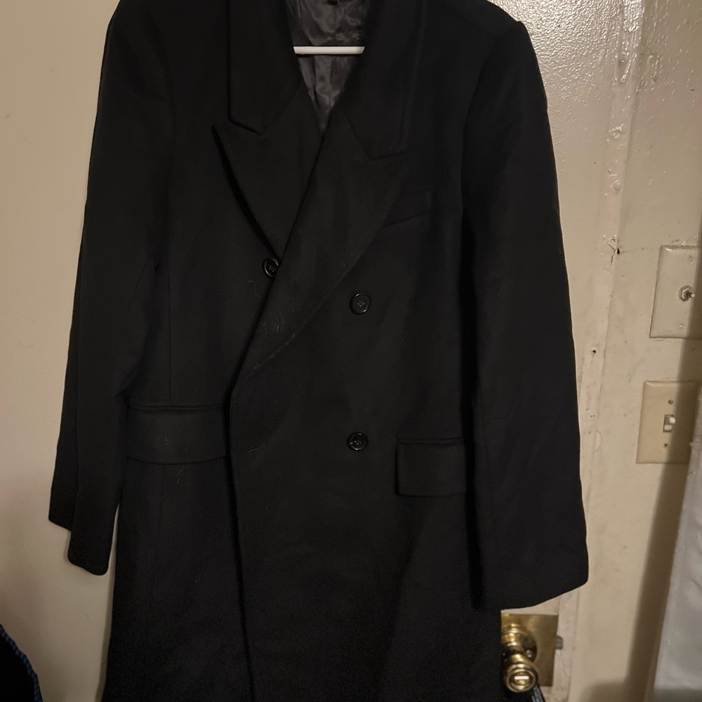 Quince Men's Black Coat
